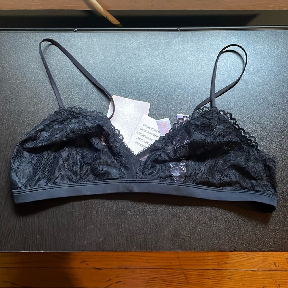 Savage X Fenty Black Lace Bralette